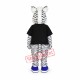 College Zebra Mascot Costume