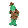Winter Alligator Mascot Costume