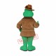 Winter Alligator Mascot Costume Winter Alligator Mascot Costume