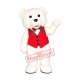 High Quality White Teddy Bear Mascot Costume High Quality White Teddy Bear Mascot Costume