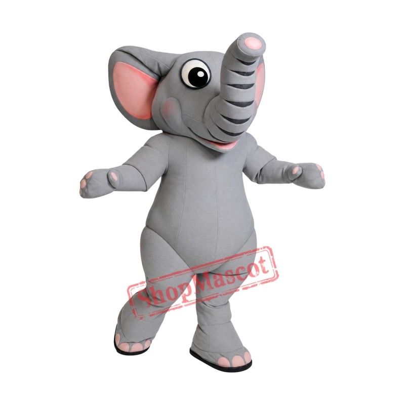 High Quality Realistic Elephant Mascot Costume