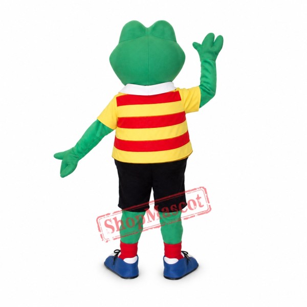 Happy Froggy Mascot Costume Happy Froggy Mascot Costume