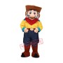 High Quality Realistic Cowboy Mascot Costume