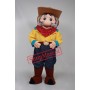 High Quality Realistic Cowboy Mascot Costume
