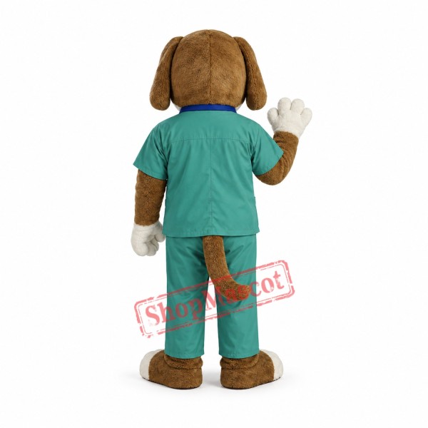 Health Hound Dog Mascot Costume Health Hound Dog Mascot Costume