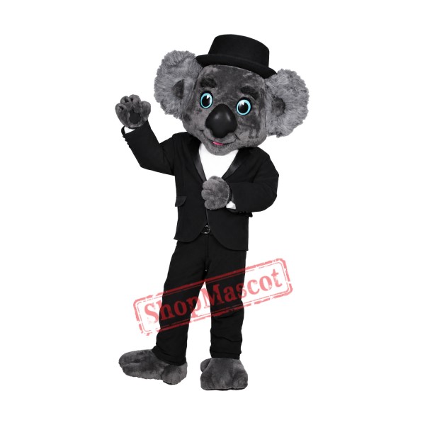 Gentleman Koala Mascot Costume Gentleman Koala Mascot Costume