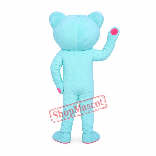 Cute Blue Cat Mascot Costume Cute Blue Cat Mascot Costume