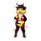 Cowboy Bee Mascot Costume Cowboy Bee Mascot Costume
