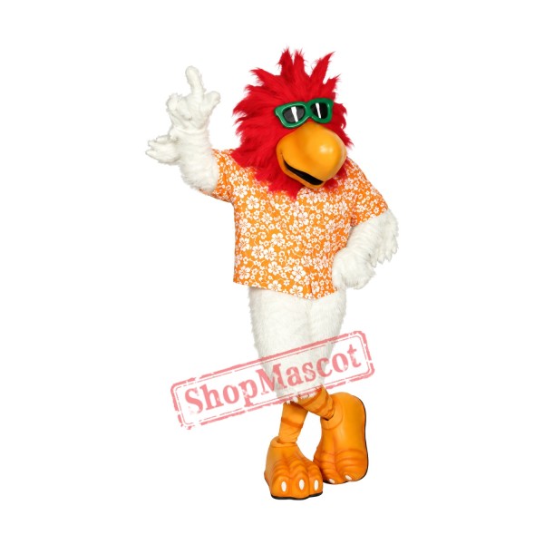 Cool Rooster Mascot Costume Cool Rooster Mascot Costume
