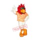 Cool Rooster Mascot Costume Cool Rooster Mascot Costume