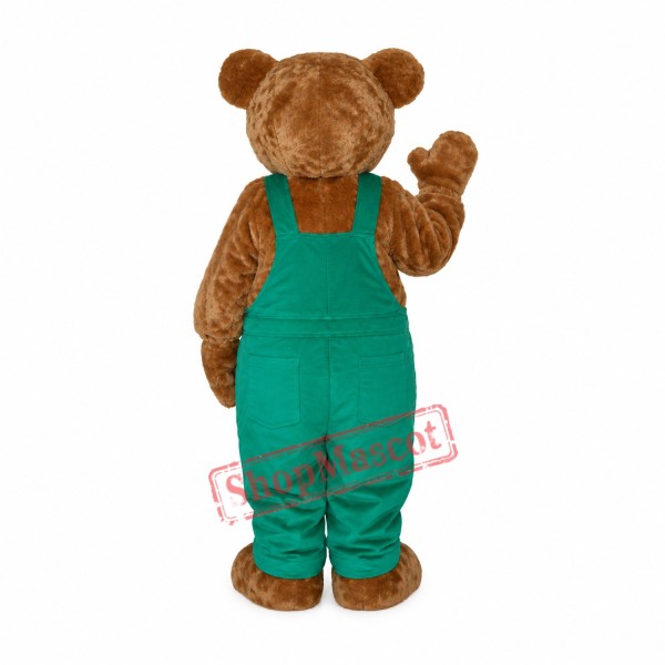 Corduroy Bear Mascot Costume Corduroy Bear Mascot Costume