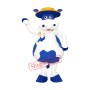 Blue Cow Mascot Costume