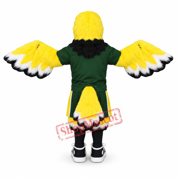 Yellow Hawks Mascot Costume Yellow Hawks Mascot Costume