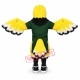 Yellow Hawks Mascot Costume