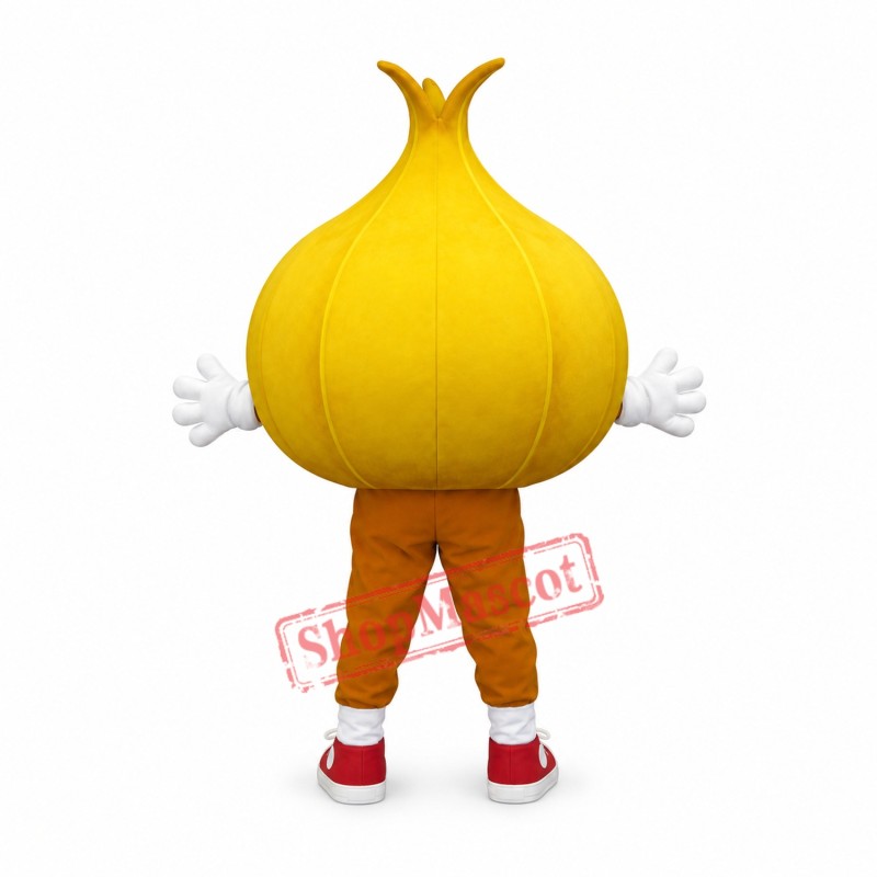 Onion Mascot Costume Onion Mascot Costume