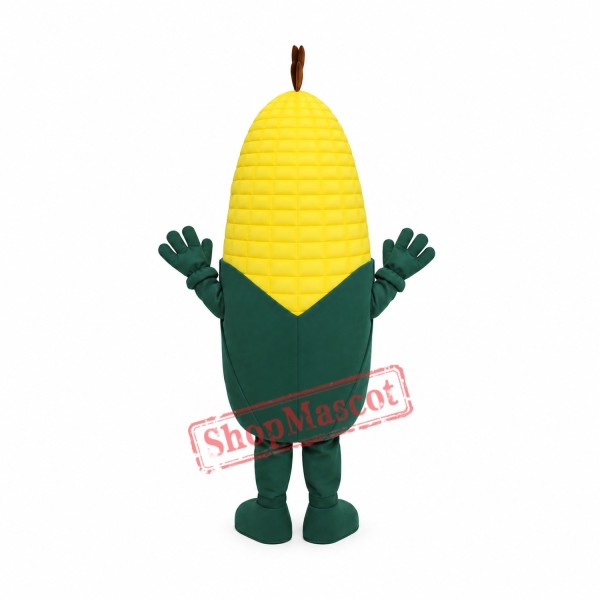 Happy Corn Mascot Costume Happy Corn Mascot Costume