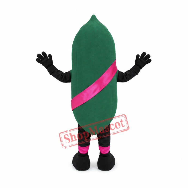 Pea Mascot Costume Pea Mascot Costume