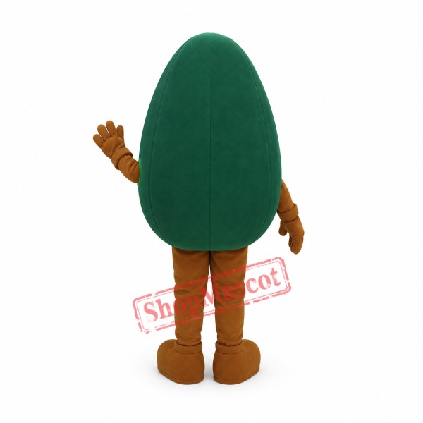 Avacado Mascot Costume Avacado Mascot Costume