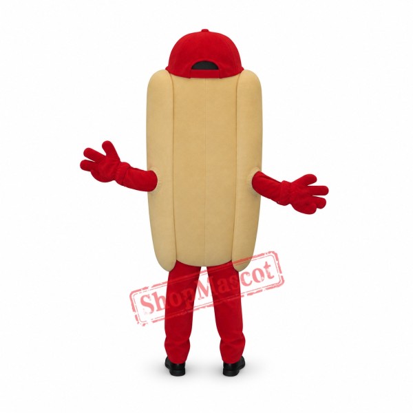 Happy Hotdog Mascot Costume Happy Hotdog Mascot Costume