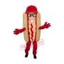 Happy Hotdog Mascot Costume
