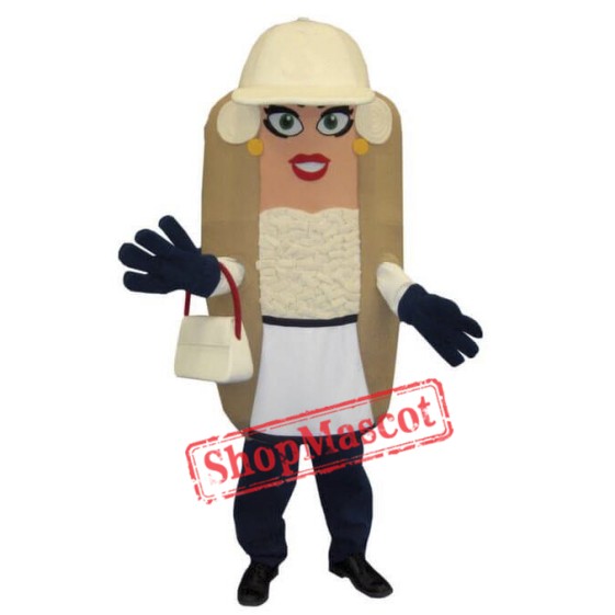Beautiful Hotdog Mascot Costume
