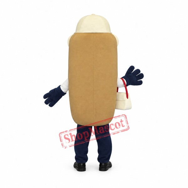 Beautiful Hotdog Mascot Costume Beautiful Hotdog Mascot Costume
