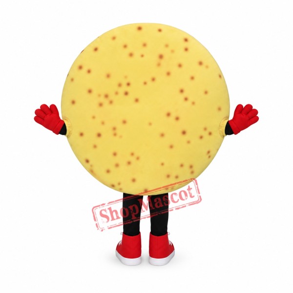 Tortilla Mascot Costume Tortilla Mascot Costume