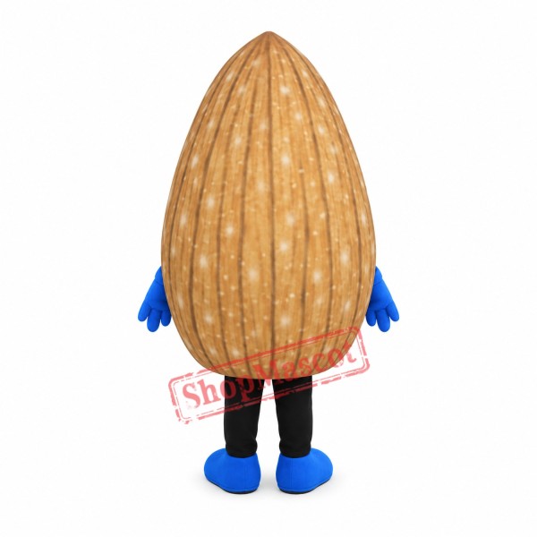Almond Mascot Costume Almond Mascot Costume