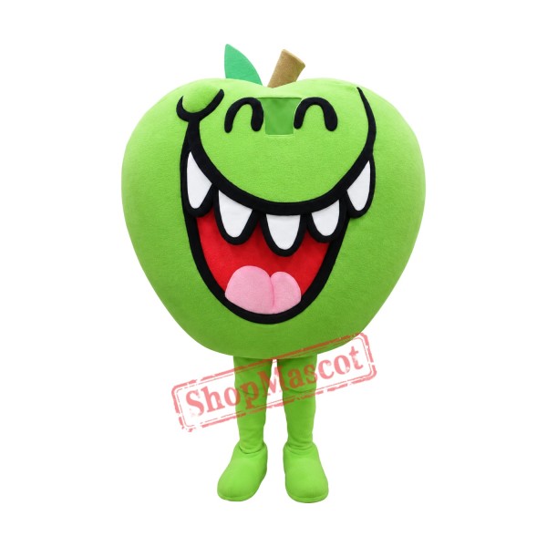 Green Apple Mascot Costume Free Shipping