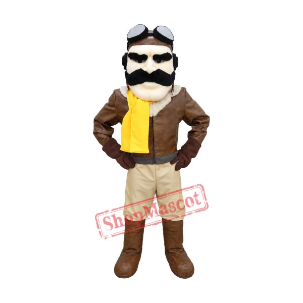 High Quality Aviator Mascot Costume