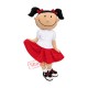 Cute Girl Mascot Costume