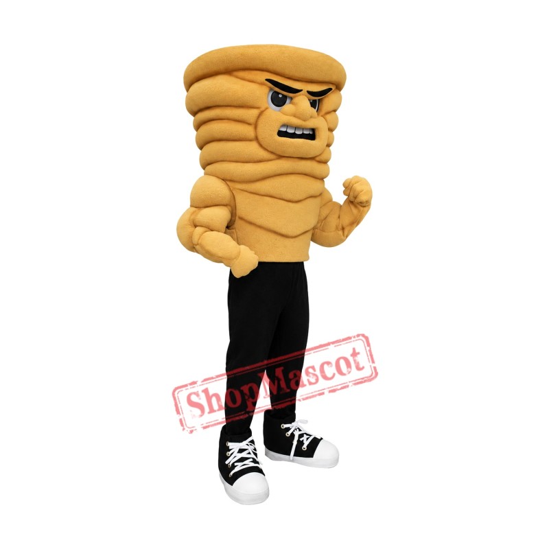 Power Cyclone Mascot Costume Power Cyclone Mascot Costume