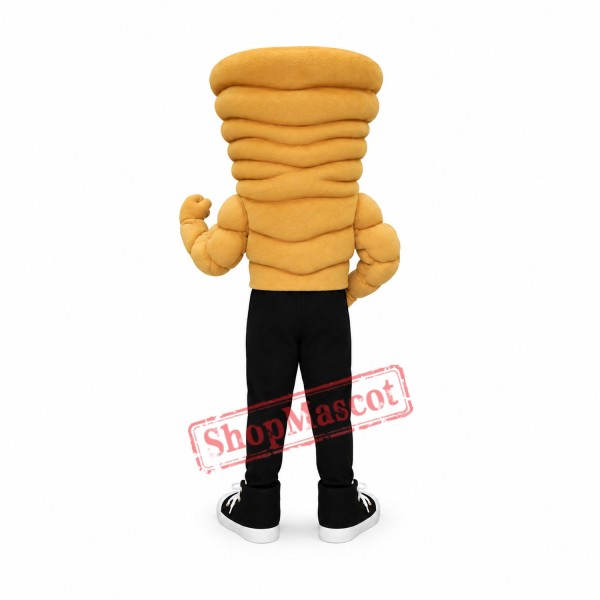 Power Cyclone Mascot Costume Power Cyclone Mascot Costume