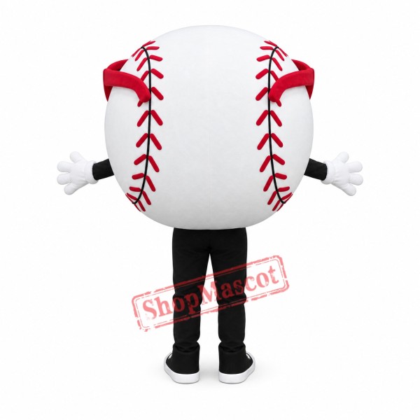 Happy Baseball Mascot Costume