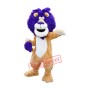 Blue Hair Lion Mascot Costume