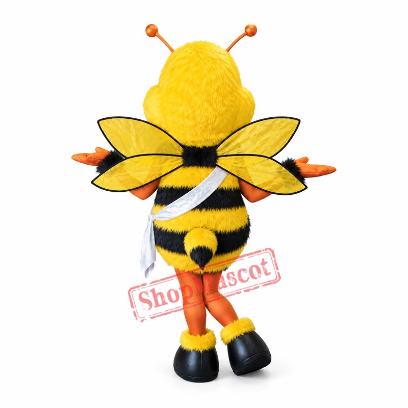 Battle Bee Mascot Costume Battle Bee Mascot Costume