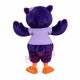 Beautiful Purple Owl Mascot Costume Beautiful Purple Owl Mascot Costume