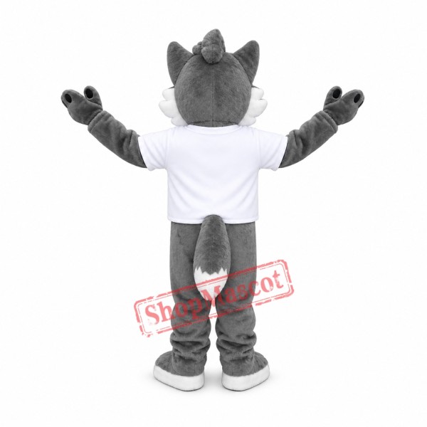 College Wolf Mascot Costume College Wolf Mascot Costume