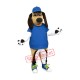 College Beagle Dog Mascot Costume
