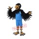 High Quality Black Hawk Mascot Costume High Quality Black Hawk Mascot Costume