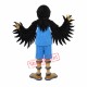 High Quality Black Hawk Mascot Costume High Quality Black Hawk Mascot Costume