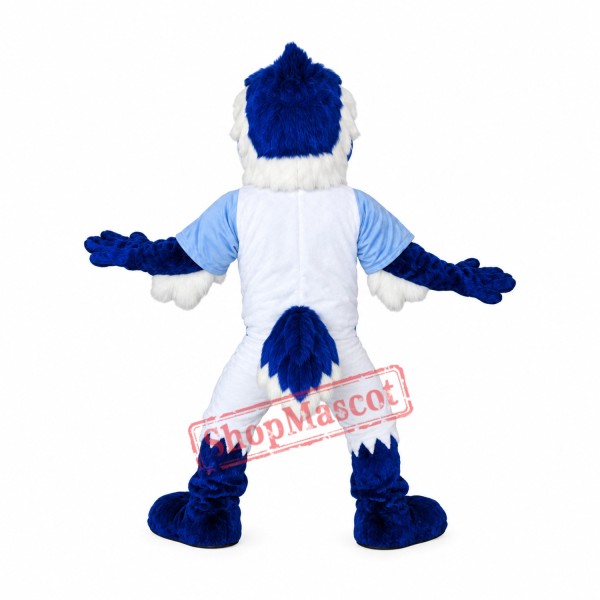 College Fierce Blue Jay Mascot Costume College Fierce Blue Jay Mascot Costume