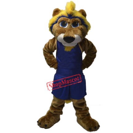 Basketball Lion Mascot Costume