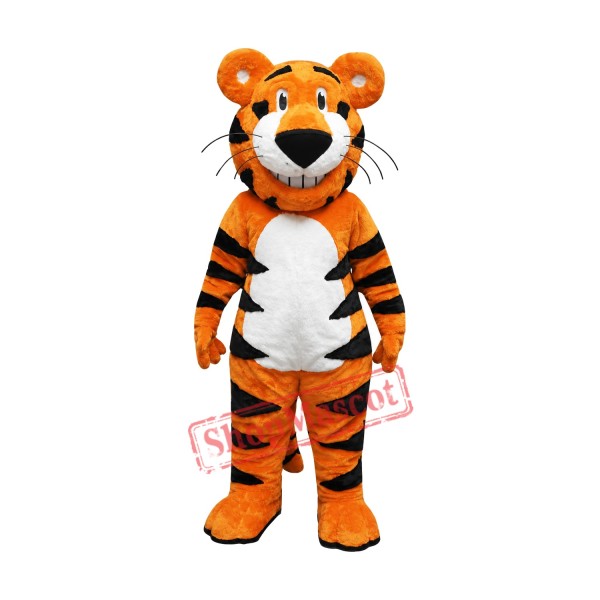 Happy Lightweight Tiger Mascot Costume Happy Lightweight Tiger Mascot Costume