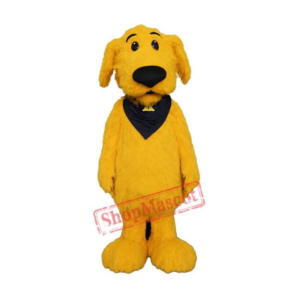 High Quality Lightweight Yellow Dog Mascot Costume