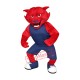 Red Bearcat Mascot Costume Free Shipping Red Bearcat Mascot Costume Free Shipping