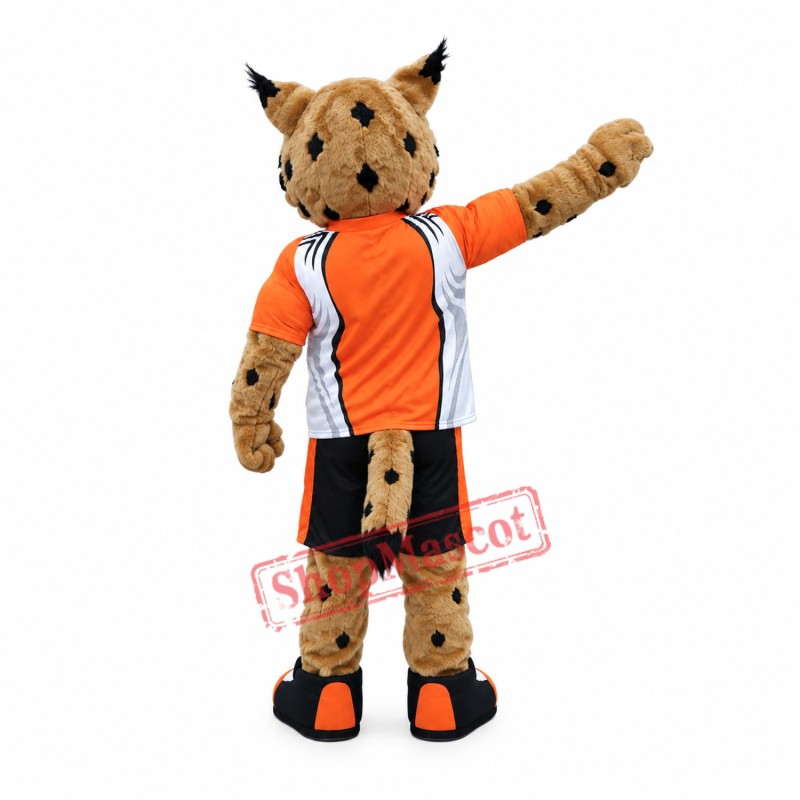 College Lightweight Bobcat Mascot Costume College Lightweight Bobcat Mascot Costume