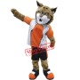 College Lightweight Bobcat Mascot Costume