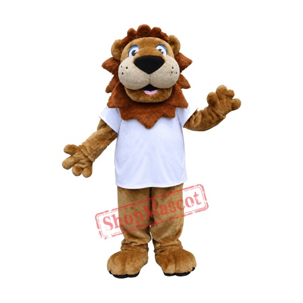 Happy Lightweight Lion Mascot Costume Happy Lightweight Lion Mascot Costume