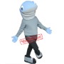 Blue Lightweight Shark Mascot Costume